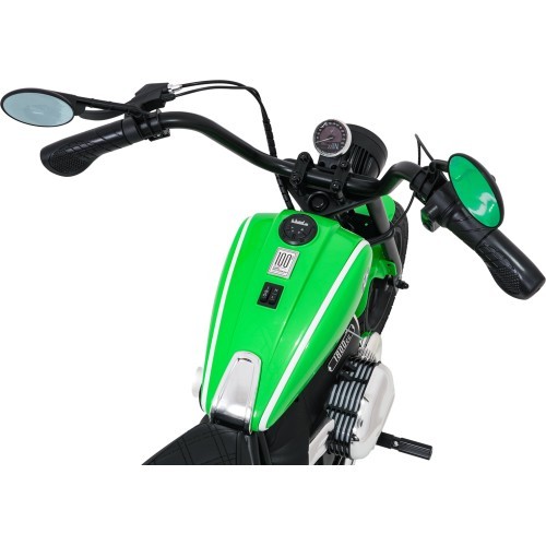 Электромотоцикл BMW R18, зелёный