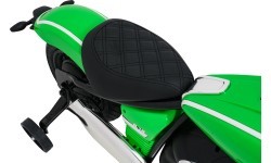 Elektrinis motociklas BMW R18, žalias