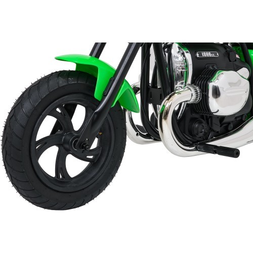 Электромотоцикл BMW R18, зелёный