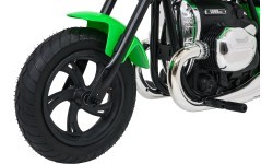 Elektrinis motociklas BMW R18, žalias