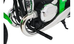 Электромотоцикл BMW R18, зелёный