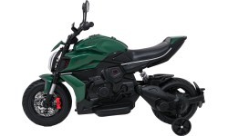 Детский электромотоцикл Ducati Diavel x Bentley, зелёный