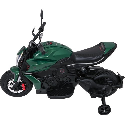 Детский электромотоцикл Ducati Diavel x Bentley, зелёный