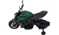 Elektrinis vaikiškas motociklas Ducati Diavel x Bentley, žalias