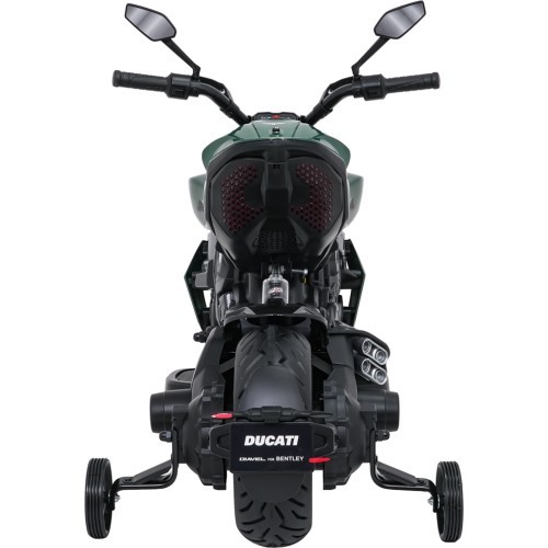 Детский электромотоцикл Ducati Diavel x Bentley, зелёный