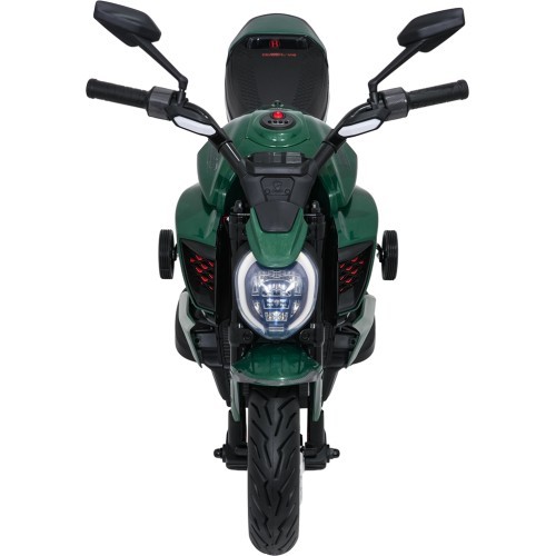Elektrinis vaikiškas motociklas Ducati Diavel x Bentley, žalias