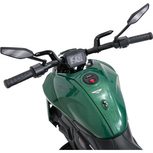 Детский электромотоцикл Ducati Diavel x Bentley, зелёный