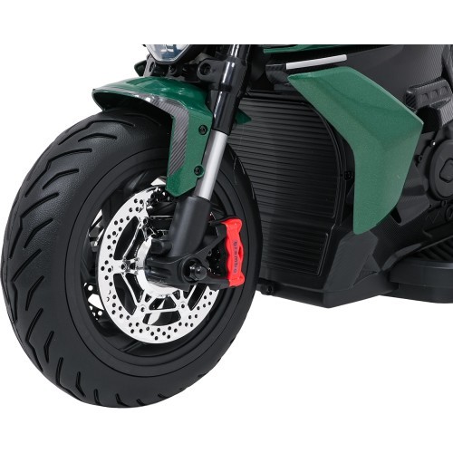 Elektrinis vaikiškas motociklas Ducati Diavel x Bentley, žalias