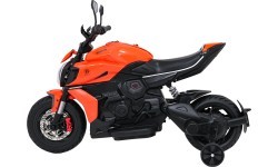 Электромобиль Ducati Diavel x Bentley, оранжевый