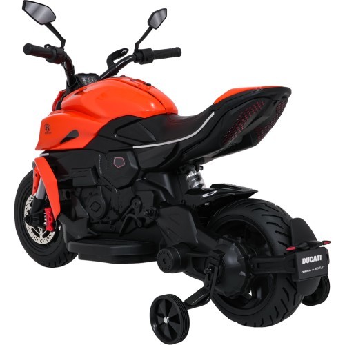 Elektromobilis Ducati Diavel x Bentley, oranžinis