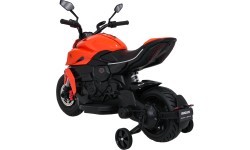 Elektromobilis Ducati Diavel x Bentley, oranžinis