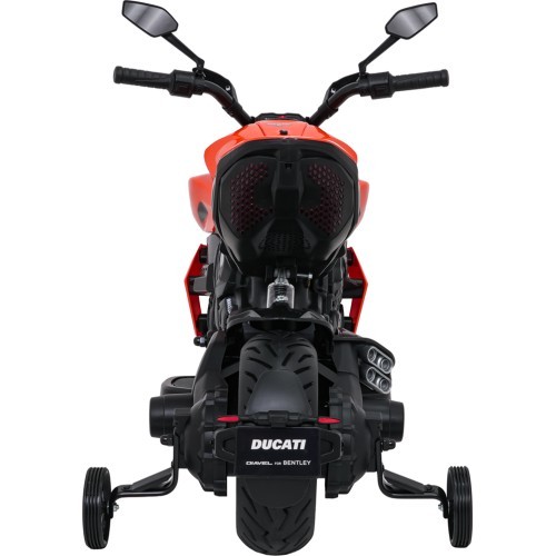 Elektromobilis Ducati Diavel x Bentley, oranžinis
