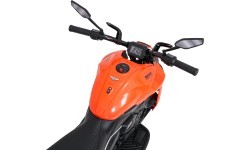 Elektromobilis Ducati Diavel x Bentley, oranžinis
