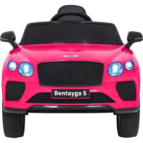 Bentley Bentayga S rožinis elektromobilis vaikams