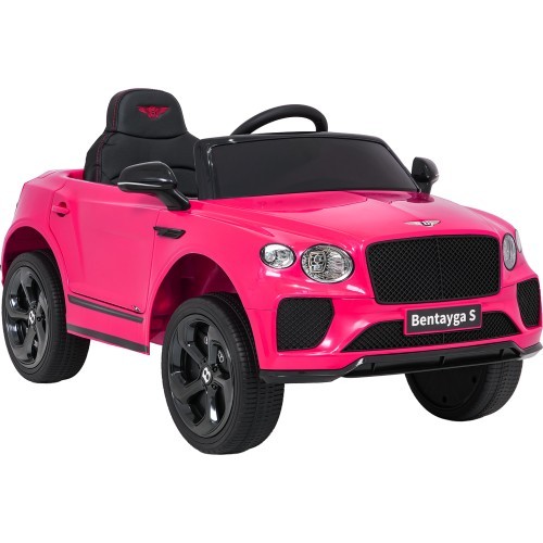 Bentley Bentayga S rožinis elektromobilis vaikams