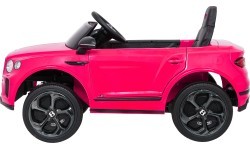 Bentley Bentayga S rožinis elektromobilis vaikams
