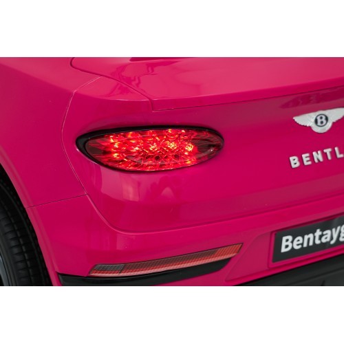 Bentley Bentayga S rožinis elektromobilis vaikams