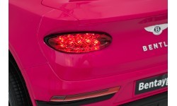 Bentley Bentayga S rožinis elektromobilis vaikams