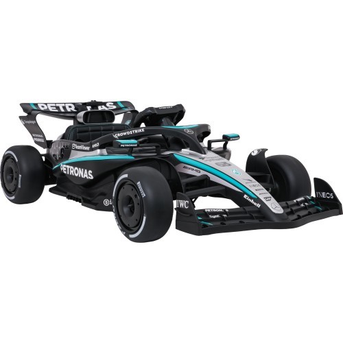 AMG PETRONAS F1 juodas lenktyninis automobilis, vaikiškas elektromobilis