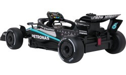 AMG PETRONAS F1 juodas lenktyninis automobilis, vaikiškas elektromobilis