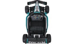 AMG PETRONAS F1 juodas lenktyninis automobilis, vaikiškas elektromobilis