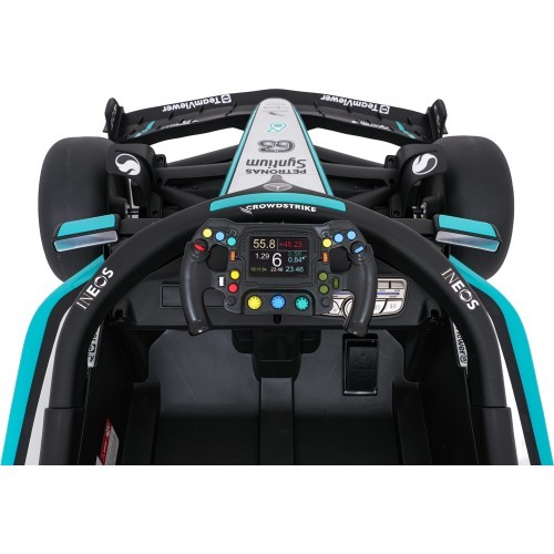 Детский электромобиль AMG PETRONAS F1, чёрный гоночный автомобиль