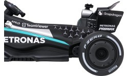 AMG PETRONAS F1 juodas lenktyninis automobilis, vaikiškas elektromobilis