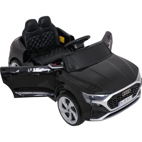Elektromobilis Audi SQ8, juodas
