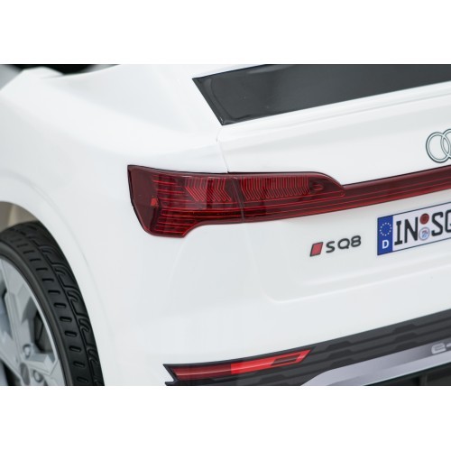 Elektromobilis vaikams Audi SQ8, baltas