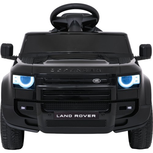 Детский электромобиль Land Rover Defender, чёрный