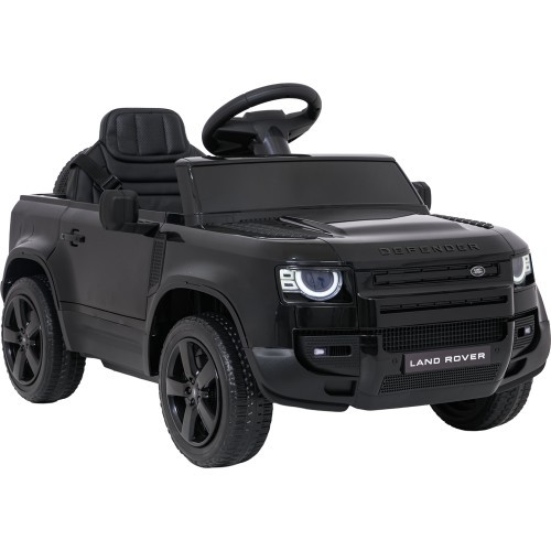 Elektromobilis vaikams Land Rover Defender, juodas