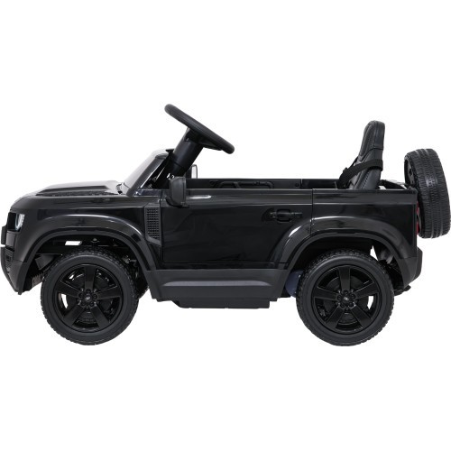 Elektromobilis vaikams Land Rover Defender, juodas