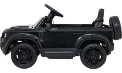 Elektromobilis vaikams Land Rover Defender, juodas