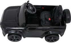 Elektromobilis vaikams Land Rover Defender, juodas