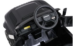 Elektromobilis vaikams Land Rover Defender, juodas