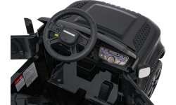 Детский электромобиль Land Rover Defender, чёрный