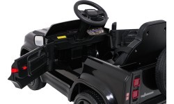 Детский электромобиль Land Rover Defender, чёрный