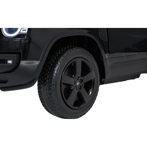 Детский электромобиль Land Rover Defender, чёрный
