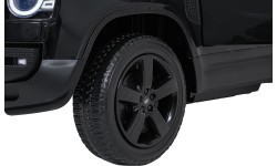 Детский электромобиль Land Rover Defender, чёрный