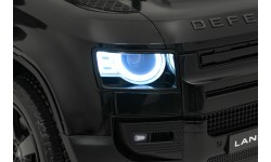 Elektromobilis vaikams Land Rover Defender, juodas