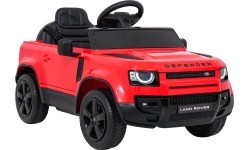 Детский электромобиль Land Rover Defender, красный