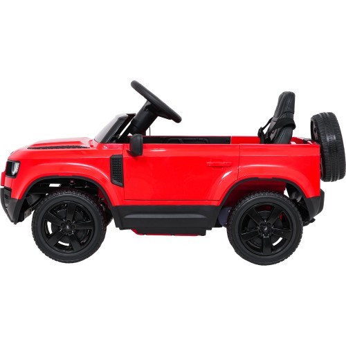 Детский электромобиль Land Rover Defender, красный