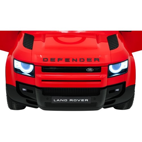 Детский электромобиль Land Rover Defender, красный