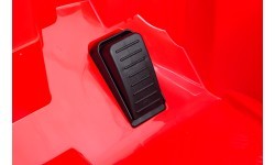 Land Rover Defender raudona elektromobilis vaikams