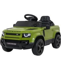 Детский электромобиль Land Rover Defender зелёный