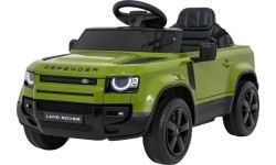 Land Rover Defender žalias elektromobilis vaikams
