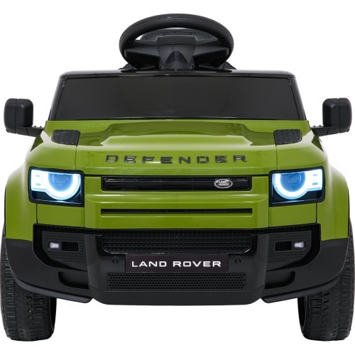 Land Rover Defender žalias elektromobilis vaikams