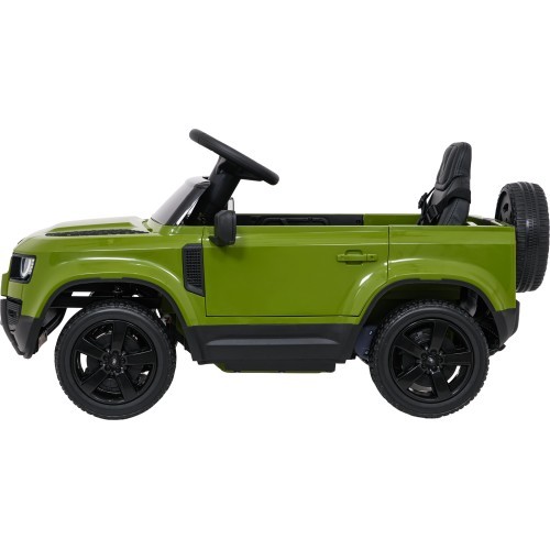 Land Rover Defender žalias elektromobilis vaikams