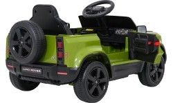 Land Rover Defender žalias elektromobilis vaikams