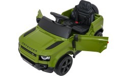 Land Rover Defender žalias elektromobilis vaikams